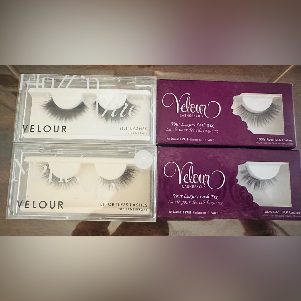 NWT/NIB: 4 pairs of Veluour faux lashes